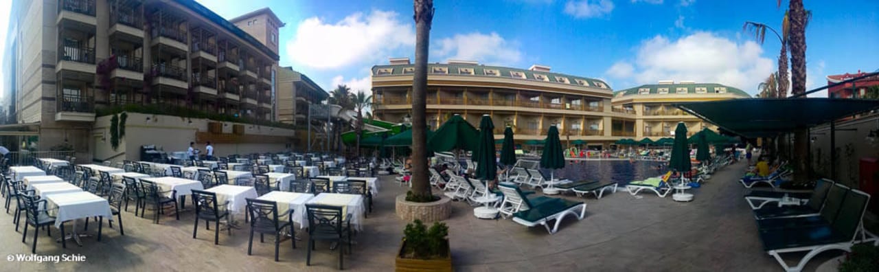 Panorama: Der neue Aussenbereich Can Garden Resort