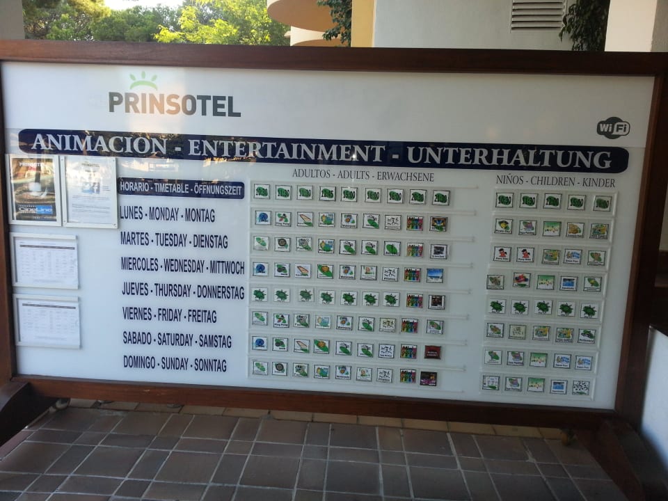 Unterhaltungsprogramm Prinsotel La Pineda