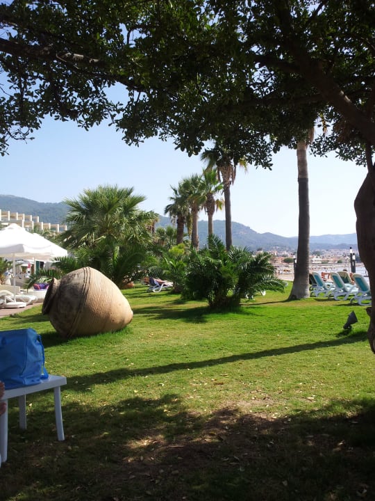 Liegebereich oberhalb des Strandes Paloma Pasha