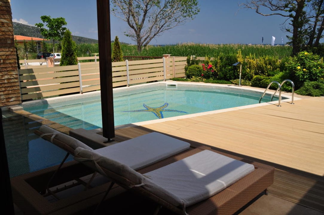 Terrasse mit privatem Pool Grand Suite Alexandra Golden Boutique - Adults only