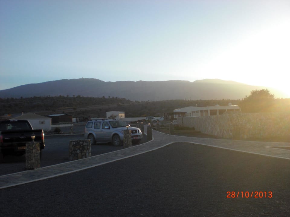 Blick ins Camp Jebel Shams Camp