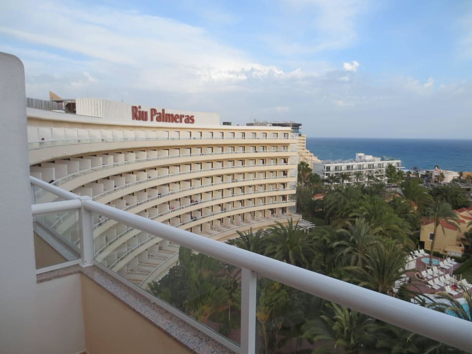 Alle (Balkon)Ausblicke gehen nach Süden Hotel Riu Palace Palmeras