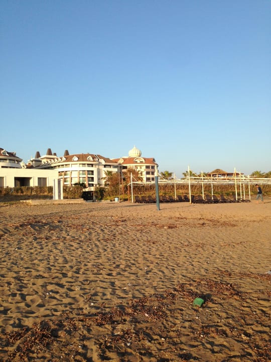 Mit Blick auf das Hotel Sherwood Dreams Resort