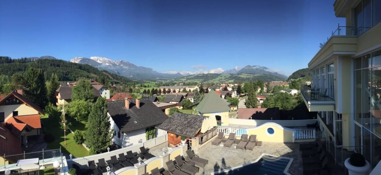Panorama von der Terrasse  Dilly - Das Nationalpark Resort