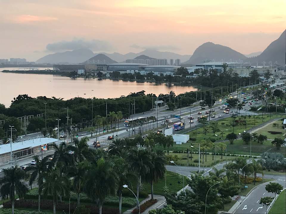 Ausblick Hilton Hotel Barra Rio de Janeiro