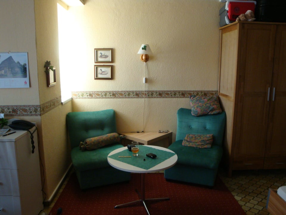 Sitzecke im Appartement Apartmenthaus Schulten