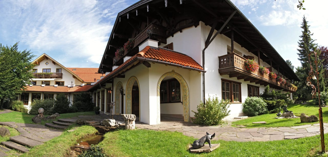 Hoteleingang Posthotel Hofherr