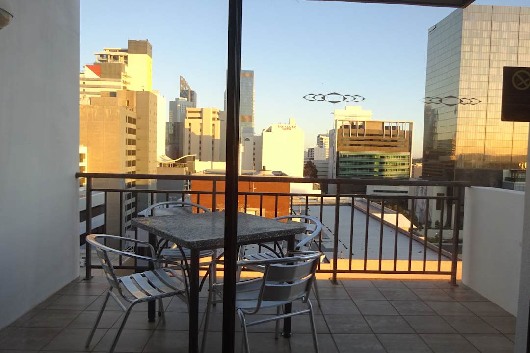 Ausblick Aarons All Suites Hotel