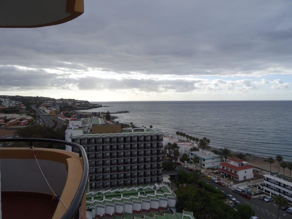 Blick vom 9. OG. allsun Hotel Lucana
