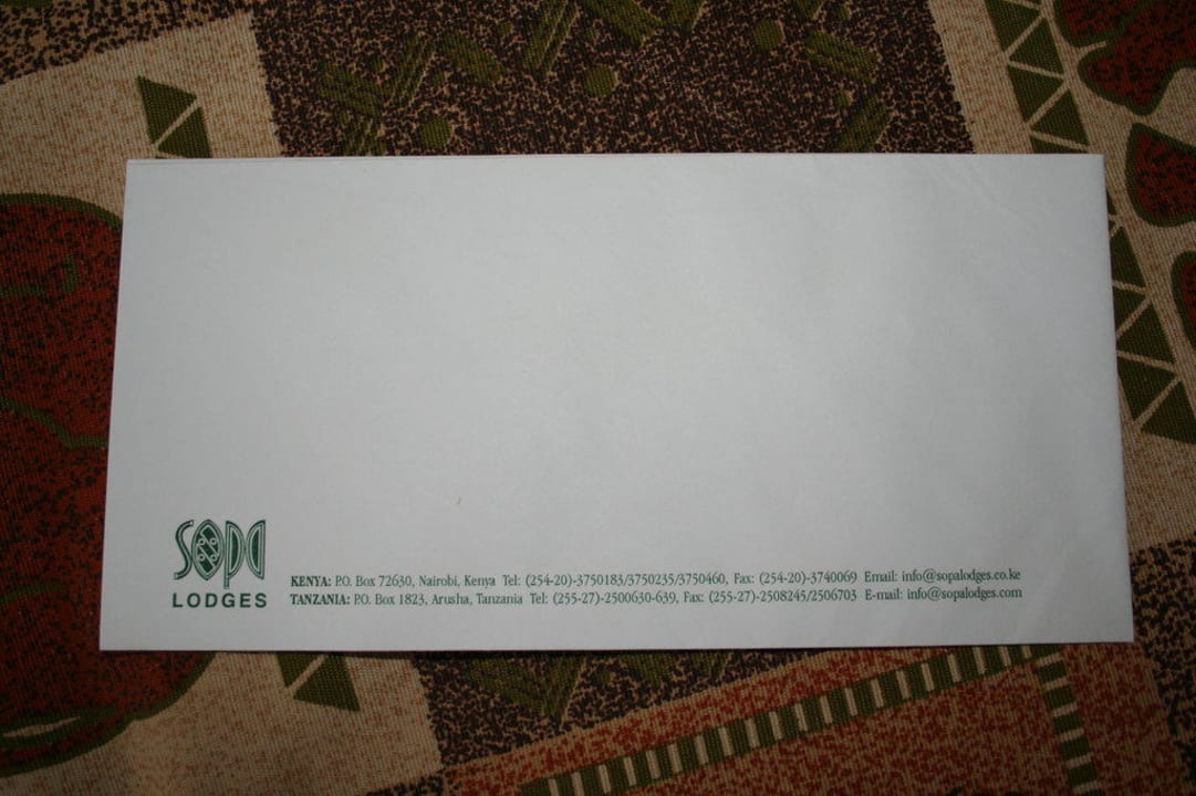 Papierki pokojowe Hotel Amboseli Sopa Lodge