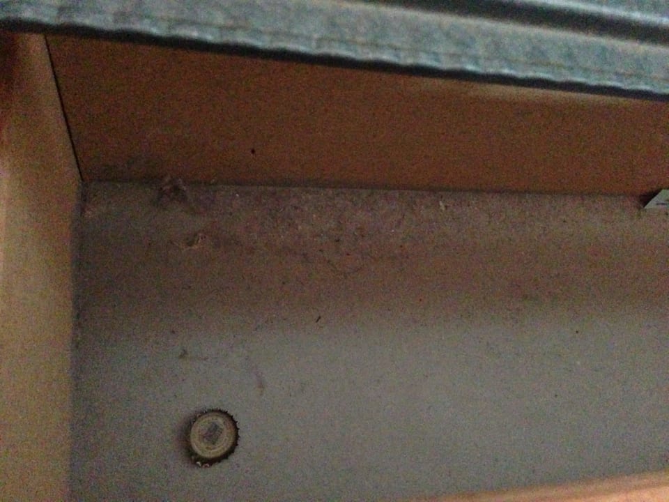 Blick in den Bettkasten Gasthof-Hotel Krone