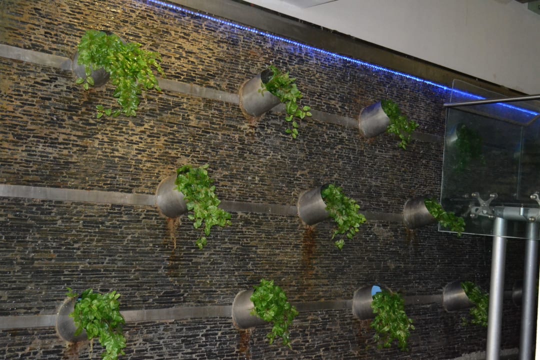 Dekoration mit Wasserfall Hotel Delphin Diva