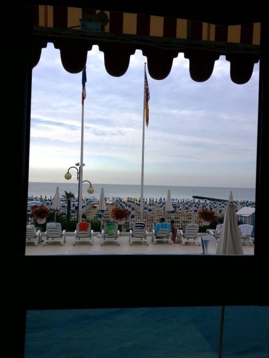 Ausblick beim Frühstück Hotel Manila