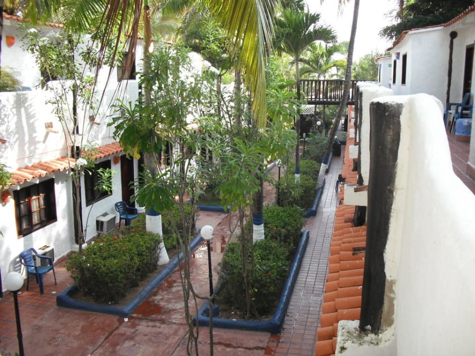 Der Blick in den Innenhof Hotel Miramar Village