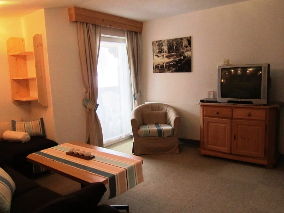Wohnzimmer App. Zugspitze Appartements Waldhof