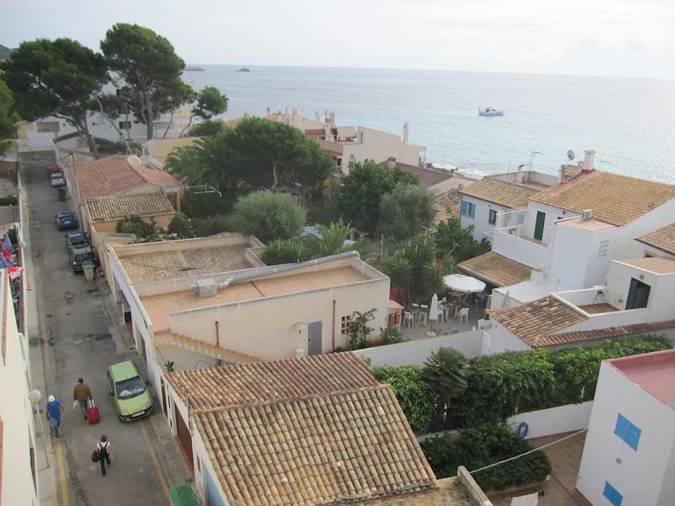 Vom Hoteldach mit Blick auf Meer Hotel Clumba