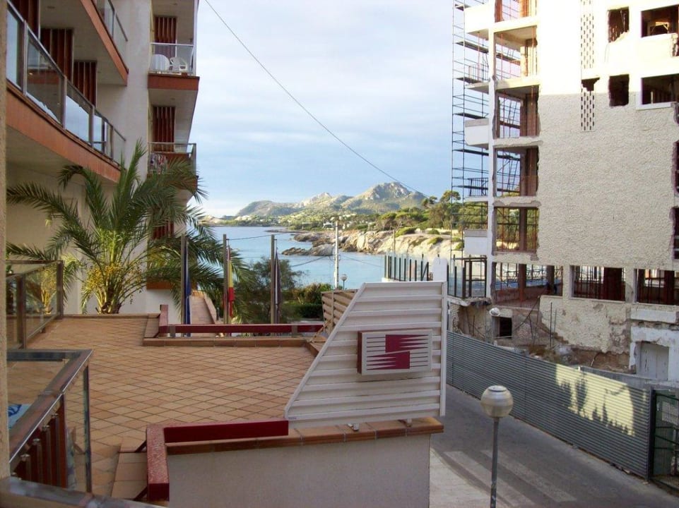 Blick vom Balkon Hotel Clumba