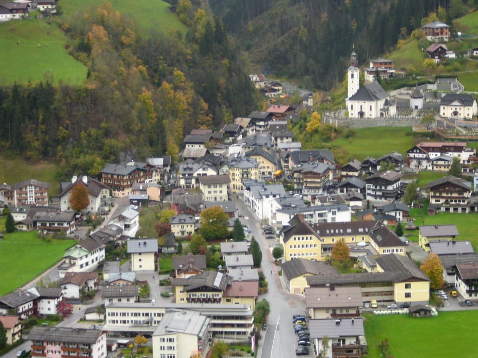 Blick auf Großarl und das Hotel Alte Post Hotel Alte Post