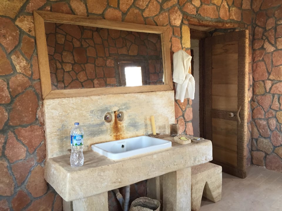Badezimmer Adrere Amellal Eco Lodge