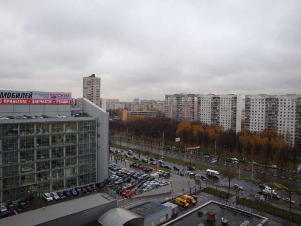 Ausblick vom Fenster  Milan Hotel Moscow