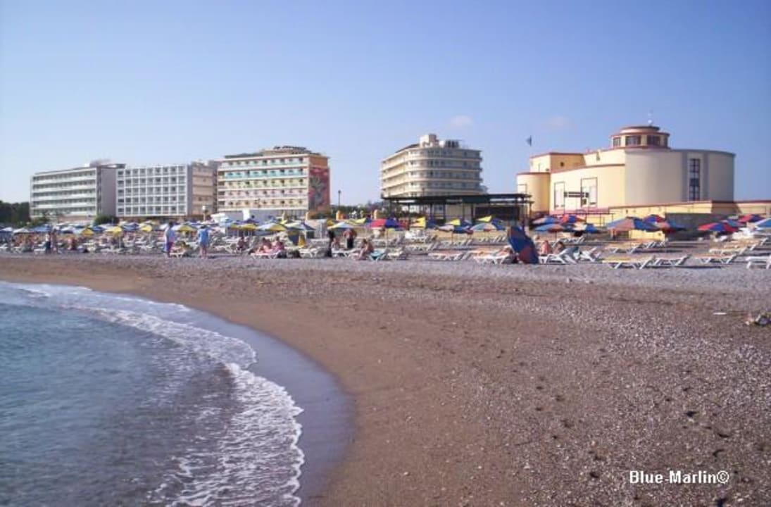 Elli-Beach (Oststrand) Ibiscus Hotel Rhodos