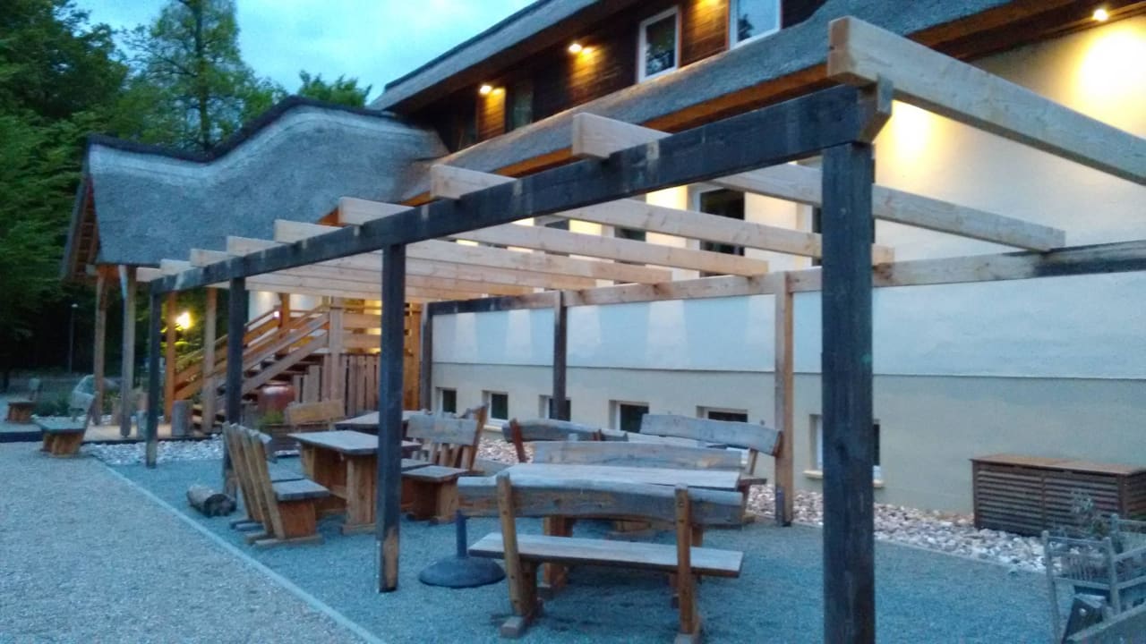 Sitzplätze im Außenbereich Lodge Seaside Boutique Hotel