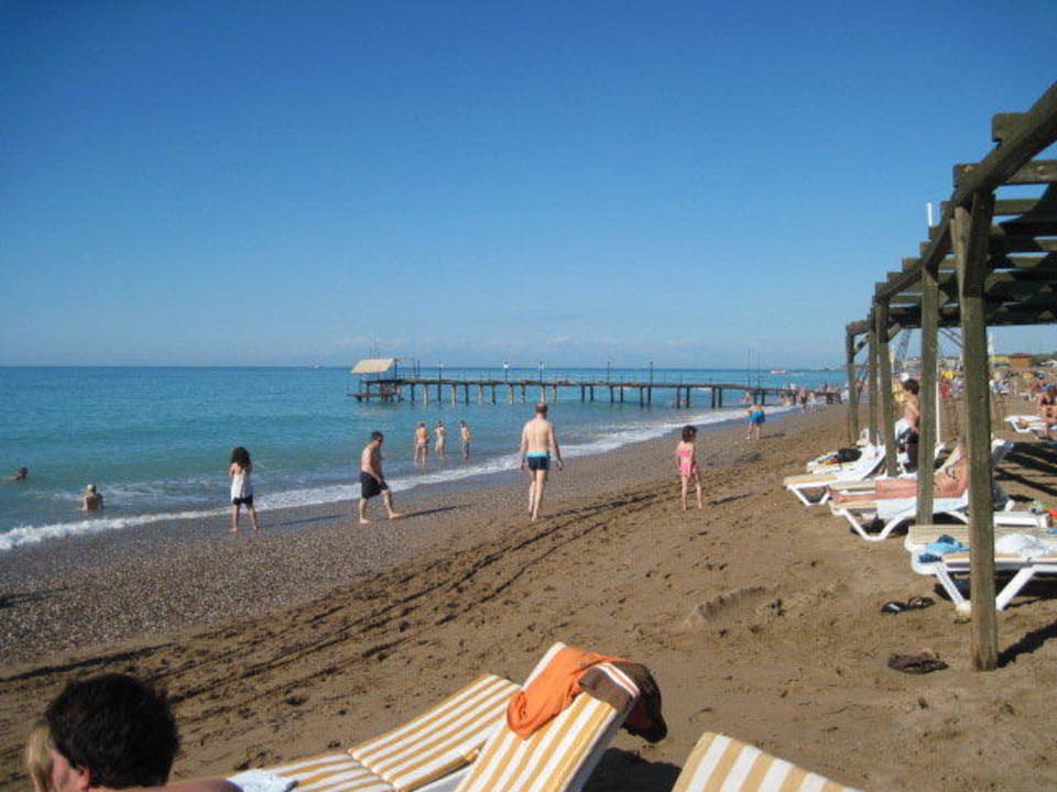 Der Hotelstrandabschnitt Marvida Family Eco