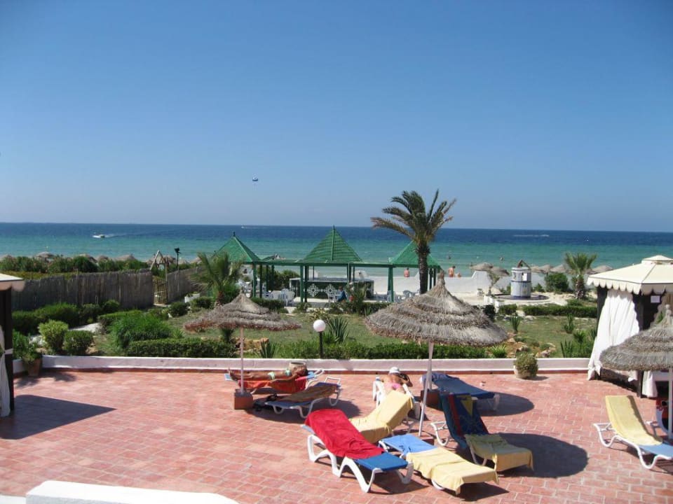 Blick auf das Meer Vincci Helya Beach