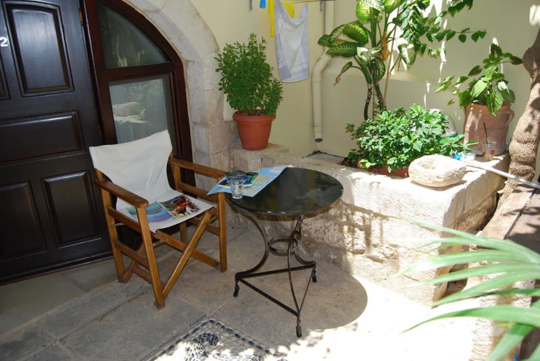 Innenhof Hotel Casa Dei Delfini