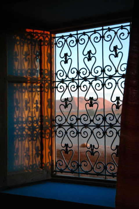 Vue de la chambre... Auberge Africa