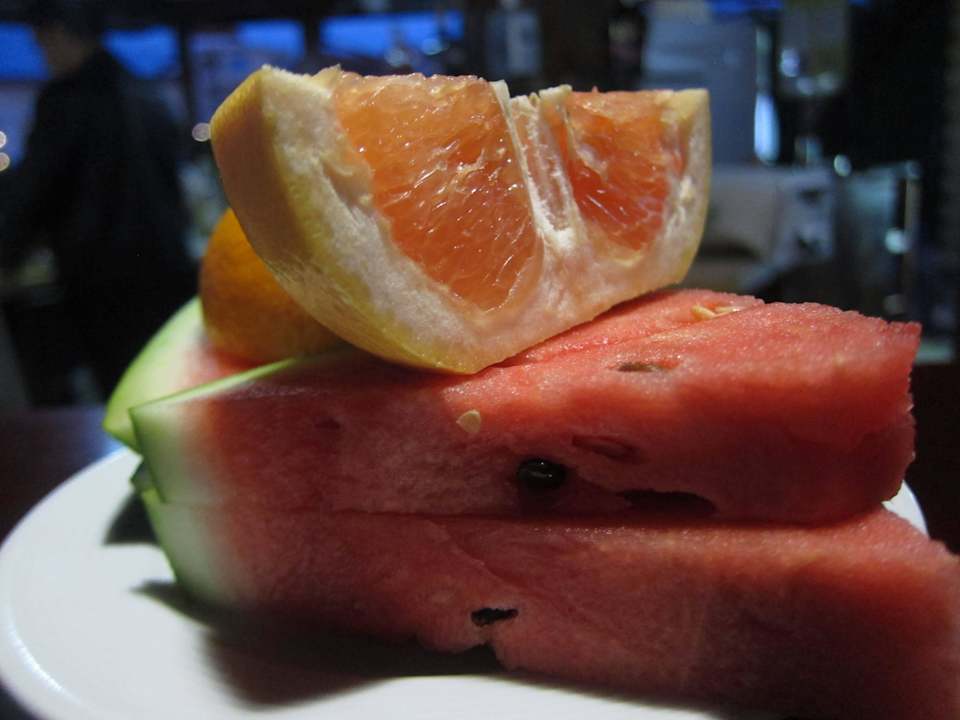 Obst Auswahl sehr gut ! Hotel Cazablanka / Casablanca