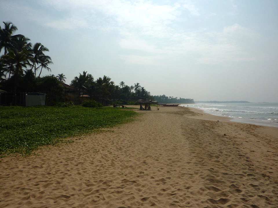 Direkt vor dem Hotel Hotel Sunils Beach