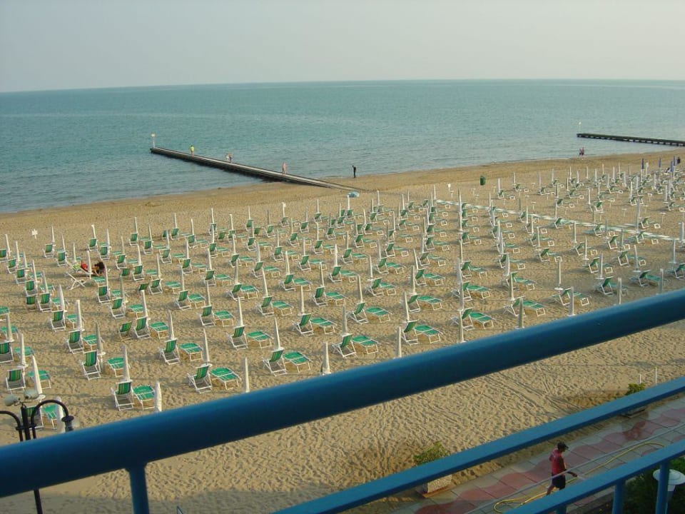 Blick vom Balkon Hotel Ancora