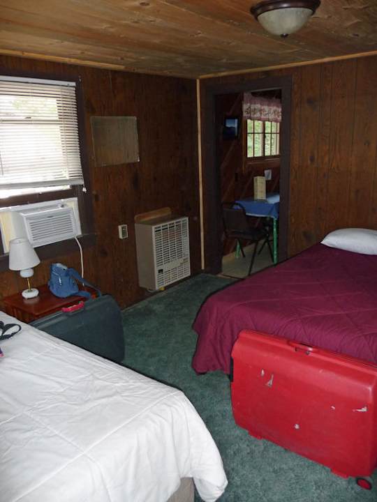 Der Schlafraum von Cabin 5 Union Creek Resort