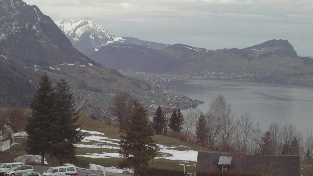 Blickrichtung Ennetbürgen Seeblick Höhenhotel