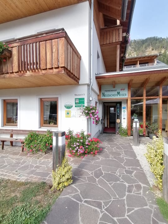 Außenansicht Ferienhof Neusacher Moser