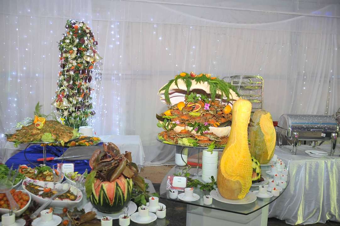 Buffet Christmas Party Sea Beach Aqua Park Resort Managed by Blue Resorts