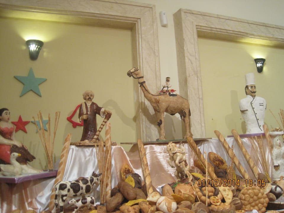 Teil von Brotbüffet Silvester 2014 Ali Baba Palace Resort