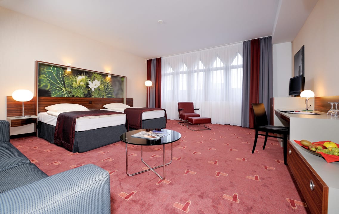 Zimmeraufnahme Premier Inn Köln City Mediapark