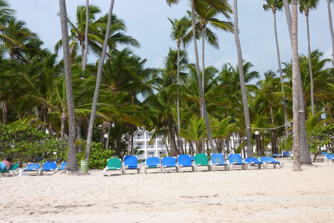 Blick vom Meer zum Hotel Hotel Riu Palace Macao - Adults only