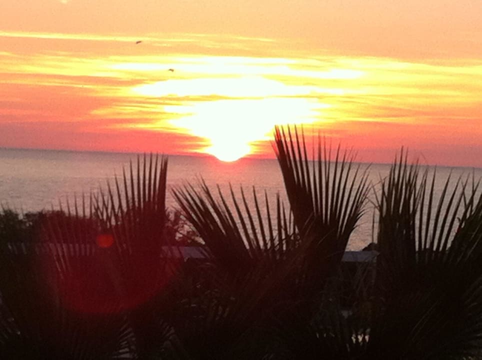 Sonnenuntergang vom Restaurant aus Aldiana Club Andalusien