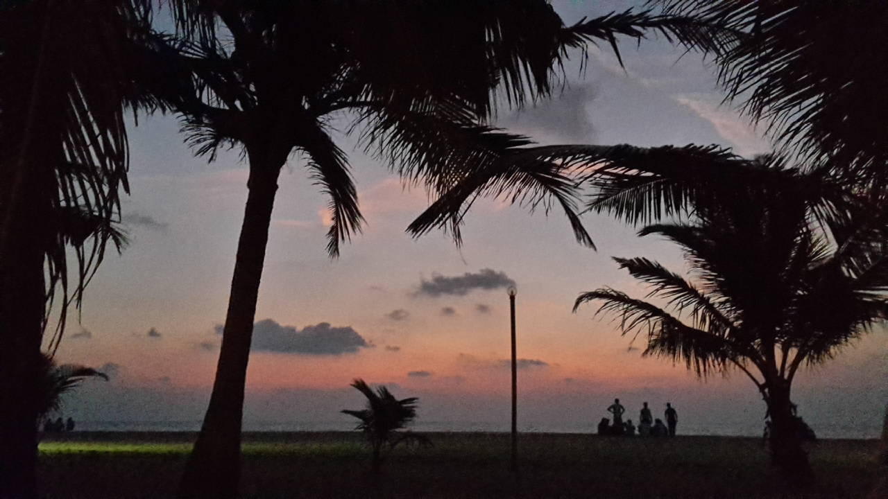 Strand am Abend Hotel Golden Star Beach