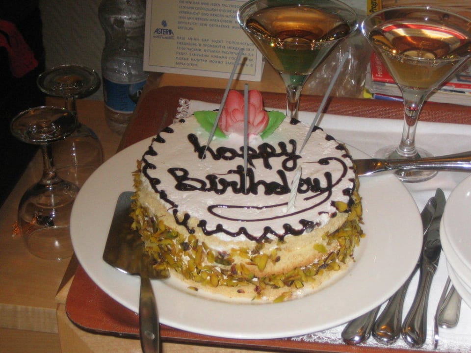 Geburtstagsgeschenk des Hotels Danke! Side Star Elegance