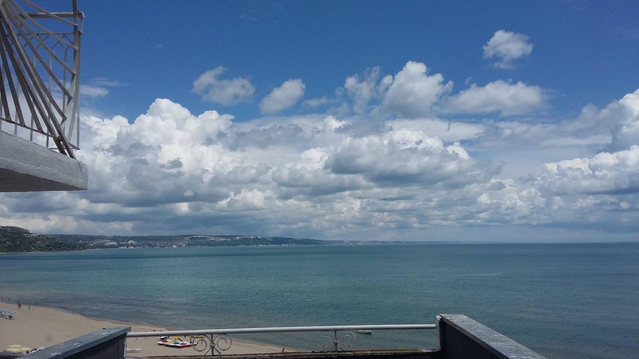 Blick aufs Meer vom Balkon Hotel Borjana