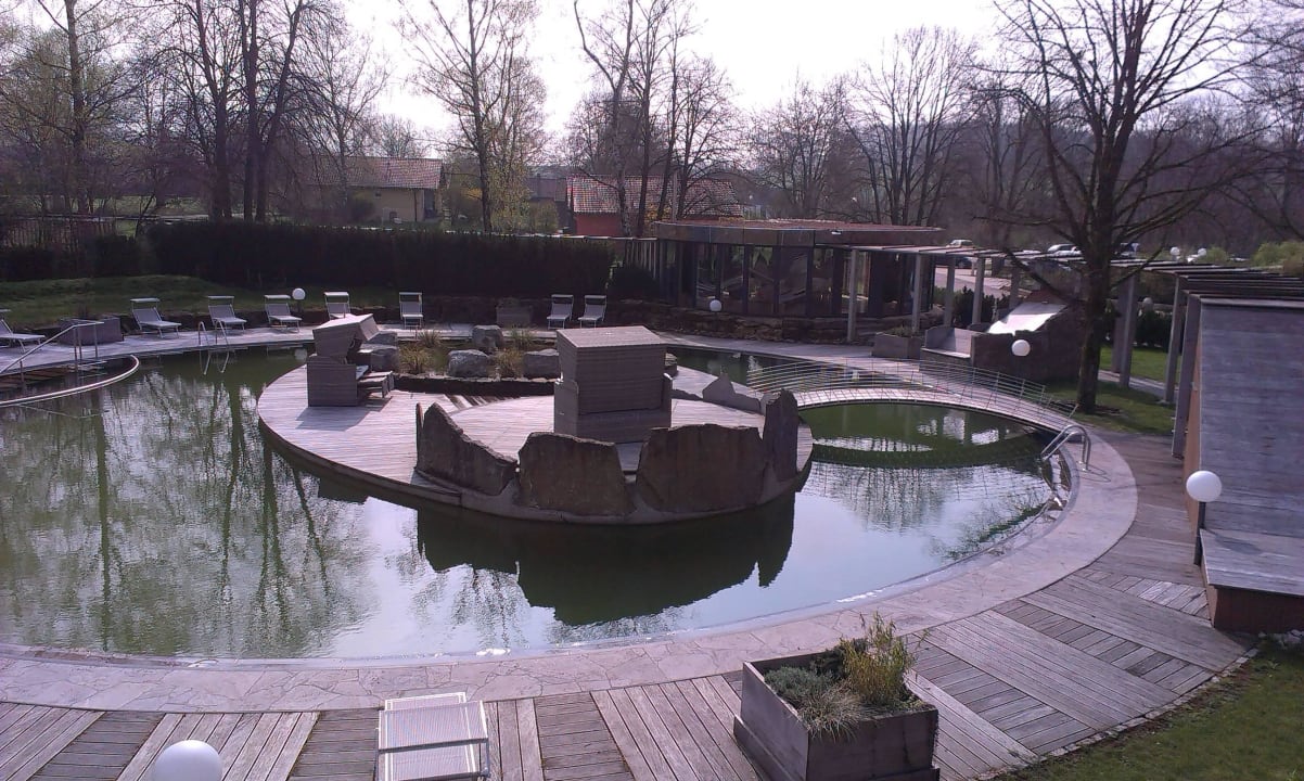 Naturteich, Bick vom Balkon Mawell Resort