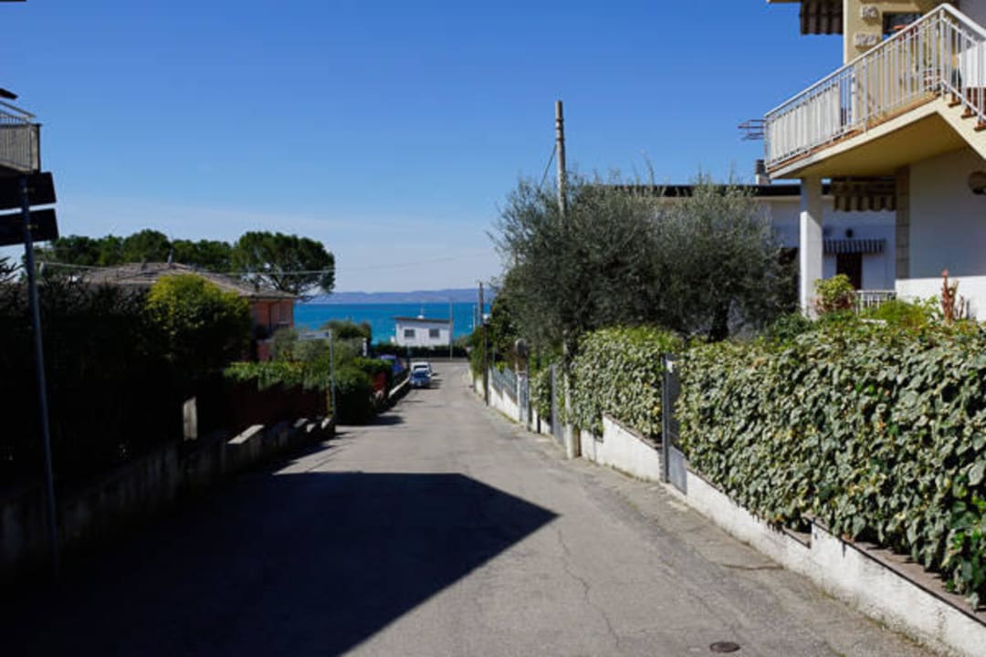 Blick vom Hotel auf den See Hotel Ca' Masawalsa