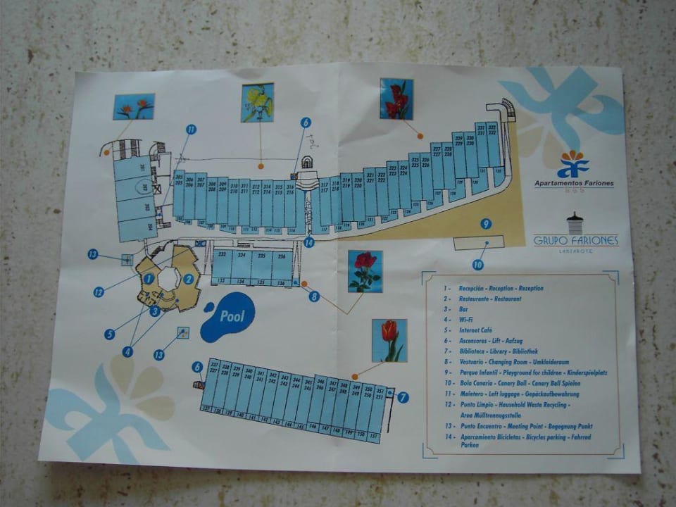 Lageplan Plus Fariones Apartamentos