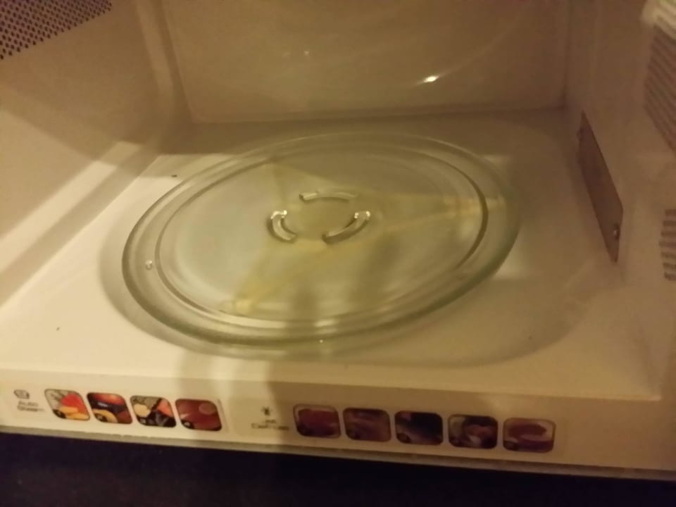 Zusammengeschusterte Mikrowelle Center Parcs Port Zélande