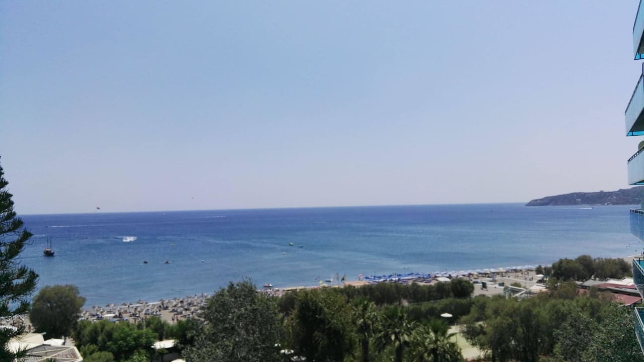 Blick aus dem Zimmer Hotel Calypso Beach