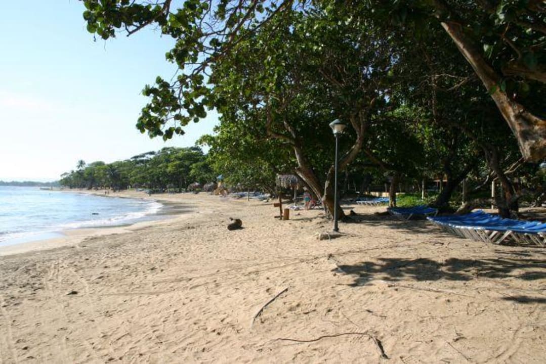 Der Strand vor der Verbreiterung Marien Puerto Plata